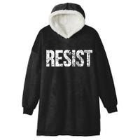 Resist United States of America Rebel Political Resistance Hooded Wearable Blanket