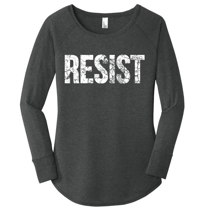 Resist United States of America Rebel Political Resistance Women's Perfect Tri Tunic Long Sleeve Shirt