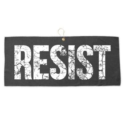 Resist United States of America Rebel Political Resistance Large Microfiber Waffle Golf Towel