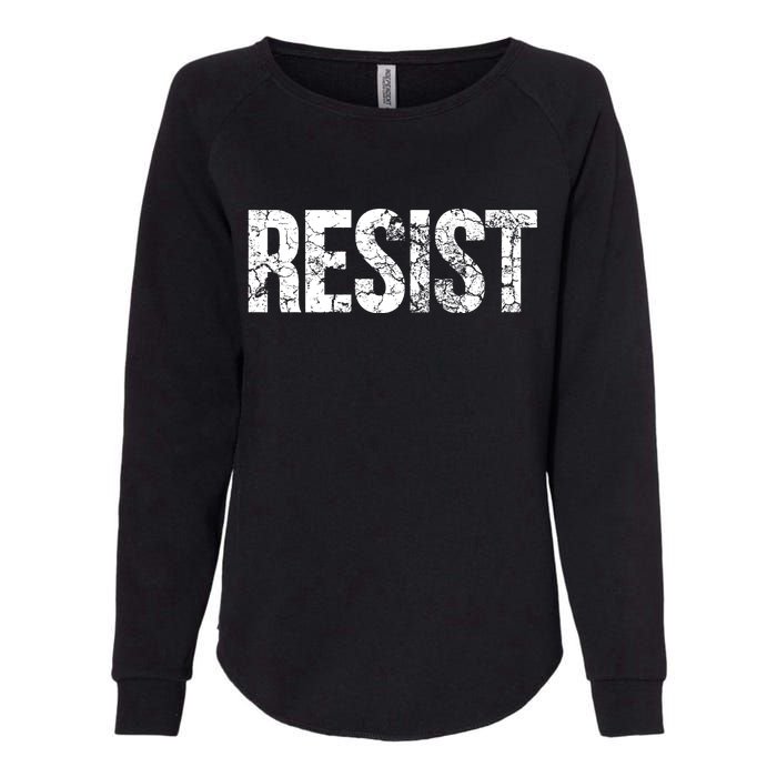 Resist United States of America Rebel Political Resistance Womens California Wash Sweatshirt