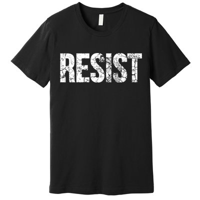 Resist United States of America Rebel Political Resistance Premium T-Shirt