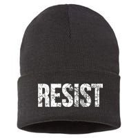 Resist United States of America Rebel Political Resistance Sustainable Knit Beanie