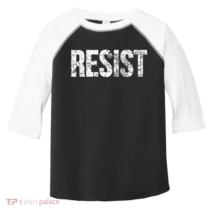 Resist United States of America Rebel Political Resistance Toddler Fine Jersey T-Shirt