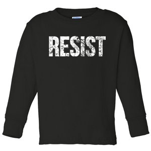 Resist United States of America Rebel Political Resistance Toddler Long Sleeve Shirt