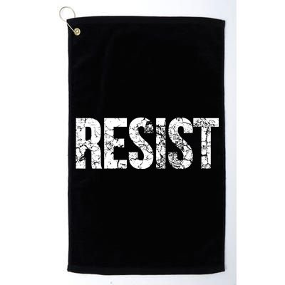 Resist United States of America Rebel Political Resistance Platinum Collection Golf Towel