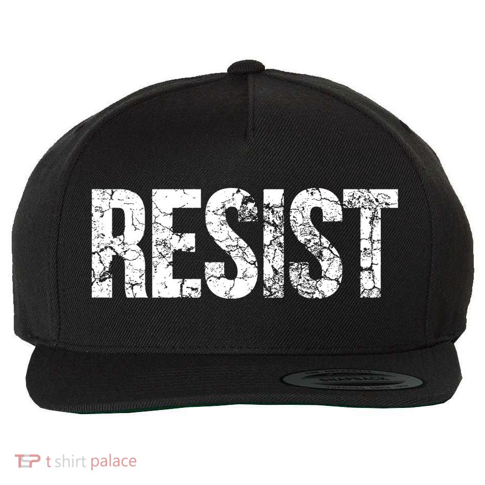 Resist United States of America Rebel Political Resistance Wool Snapback Cap