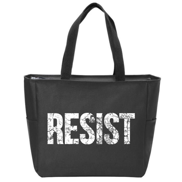 Resist United States of America Rebel Political Resistance Zip Tote Bag