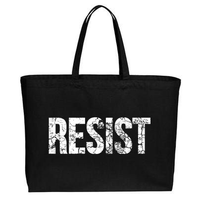 Resist United States of America Rebel Political Resistance Cotton Canvas Jumbo Tote