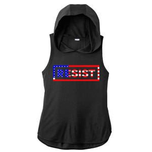 Resist USA Ladies PosiCharge Tri-Blend Wicking Draft Hoodie Tank