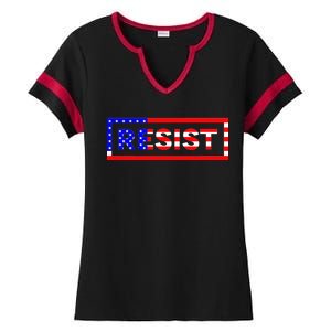 Resist USA Ladies Halftime Notch Neck Tee