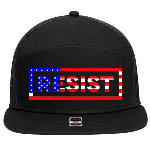 Resist USA 7 Panel Mesh Trucker Snapback Hat