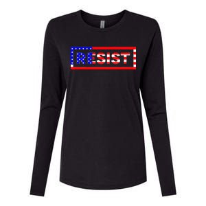 Resist USA Womens Cotton Relaxed Long Sleeve T-Shirt