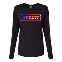 Resist USA Womens Cotton Relaxed Long Sleeve T-Shirt