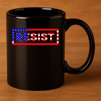 Resist USA 11oz C Handle Ceramic Mug