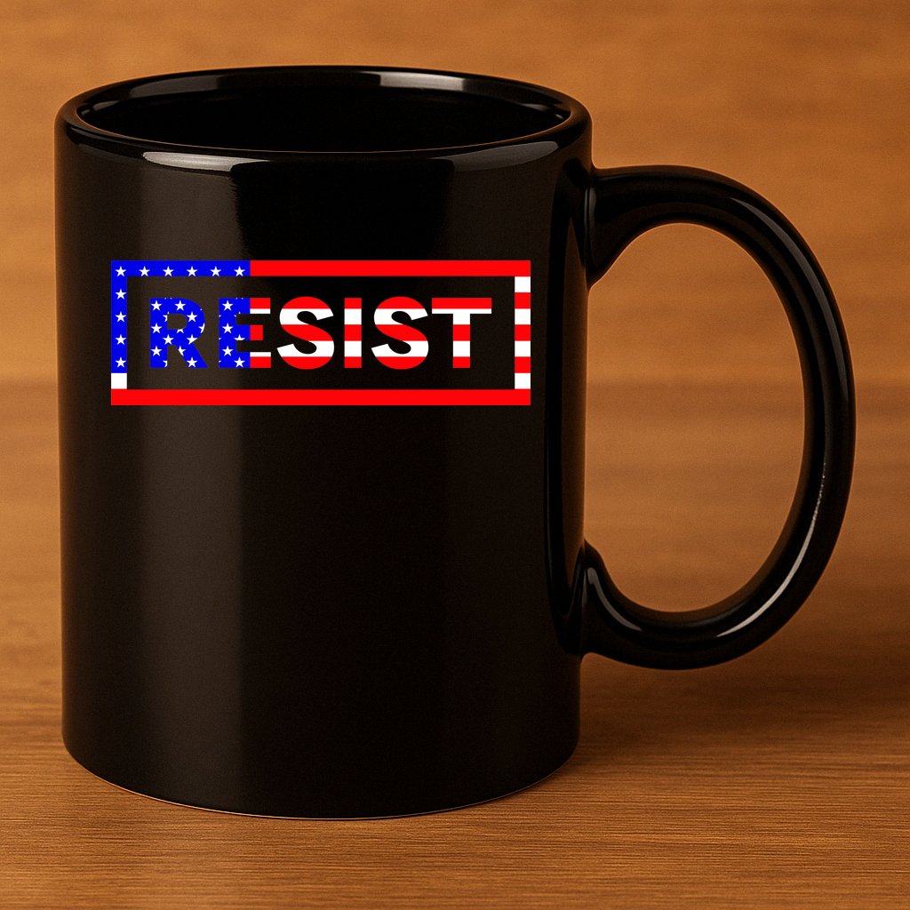 Resist USA 11oz C Handle Ceramic Mug