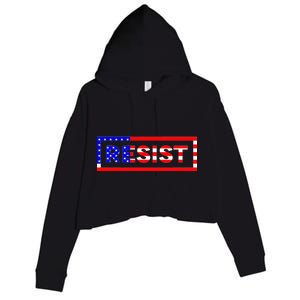 Resist USA Crop Fleece Hoodie