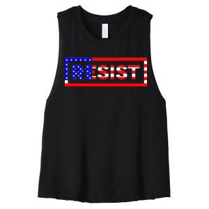 Resist USA Women's Racerback Cropped Tank