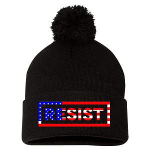 Resist USA Pom Pom 12in Knit Beanie