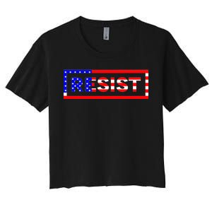 Resist USA Women's Crop Top Tee