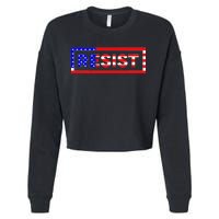 Resist USA Cropped Pullover Crew