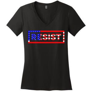 Resist USA Women's V-Neck T-Shirt