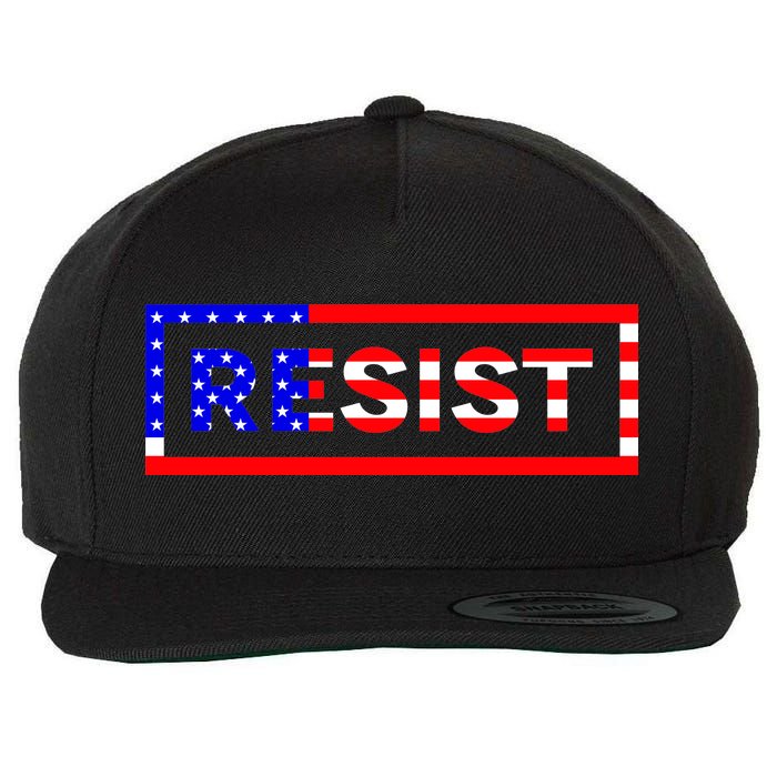 Resist USA Wool Snapback Cap