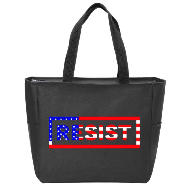 Resist USA Zip Tote Bag
