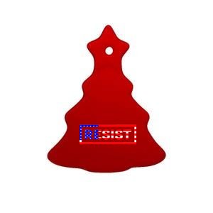 Resist USA Ceramic Tree Ornament