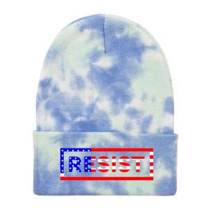 Resist USA Tie Dye 12in Knit Beanie