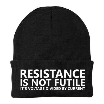 Resistance Is Not Futile It's Voltage Divided By Current Beanie