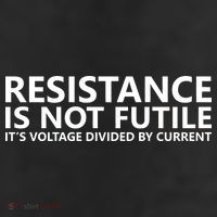 Resistance Is Not Futile It's Voltage Divided By Current Beanie