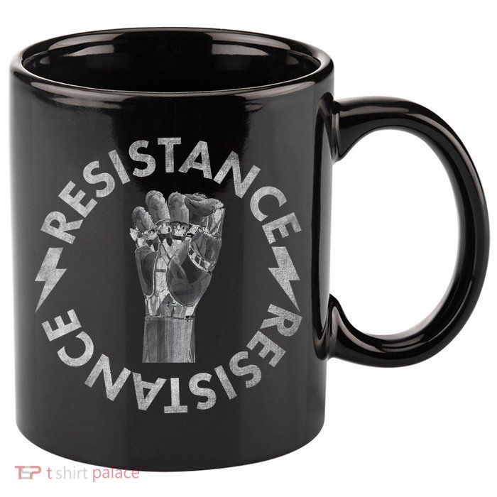 Resistance Robot Fist 11oz C Handle Ceramic Mug