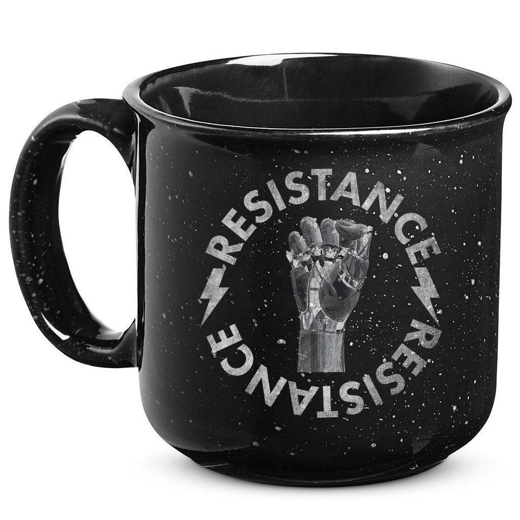 Resistance Robot Fist 15oz Campfire Ceramic Mug