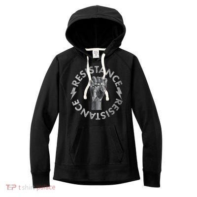 Resistance Robot Fist Women's Fleece Hoodie