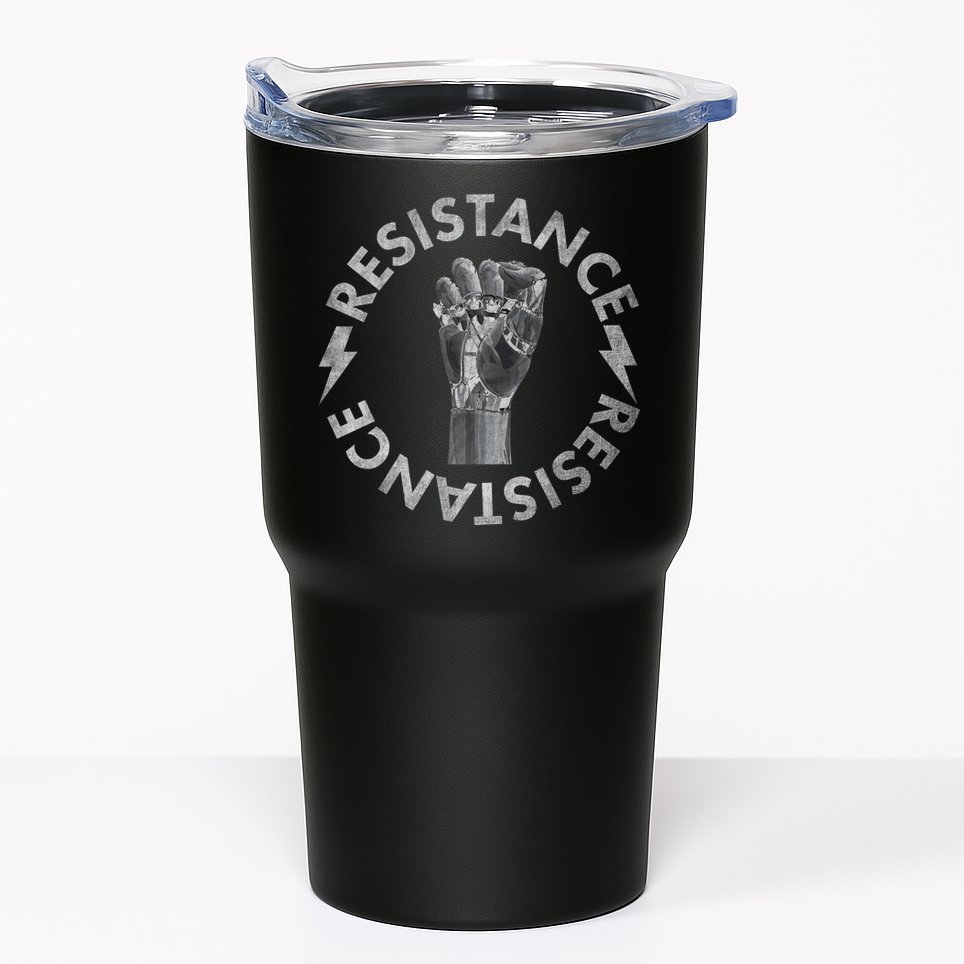 Resistance Robot Fist Tumbler