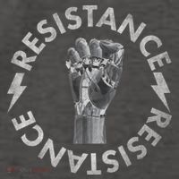 Resistance Robot Fist Vector Backpack