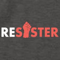 Resister Resist Fist Vector Backpack