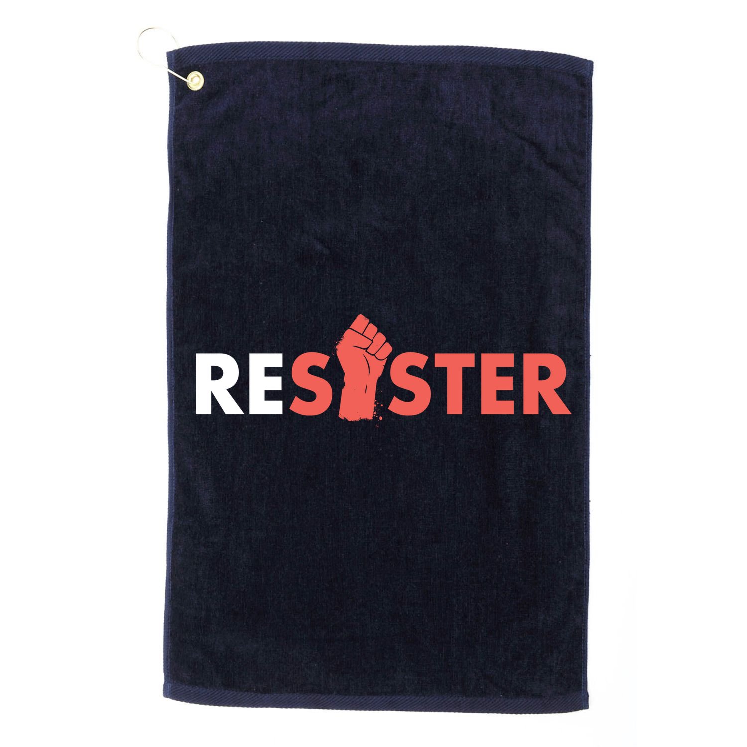 Resister Resist Fist Golf Towel