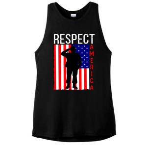 Respect America Ladies PosiCharge Tri-Blend Wicking Tank