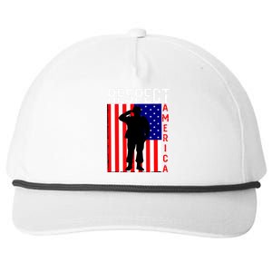 Respect America Snapback Five-Panel Rope Hat