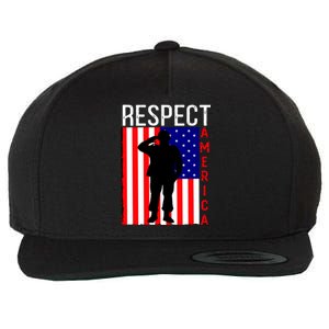 Respect America Wool Snapback Cap