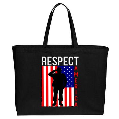 Respect America Cotton Canvas Jumbo Tote