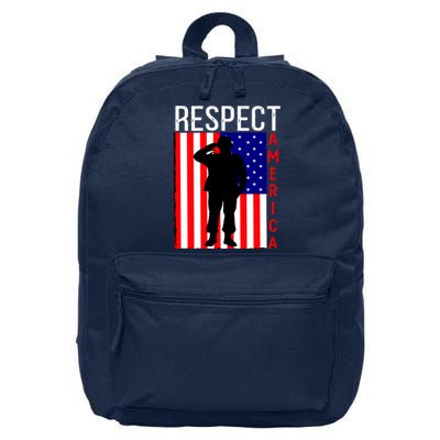 Respect America 16 in Basic Backpack