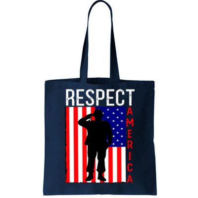 Respect America Tote Bag