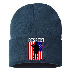 Respect America Sustainable Knit Beanie