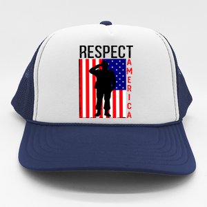 Respect America Trucker Hat