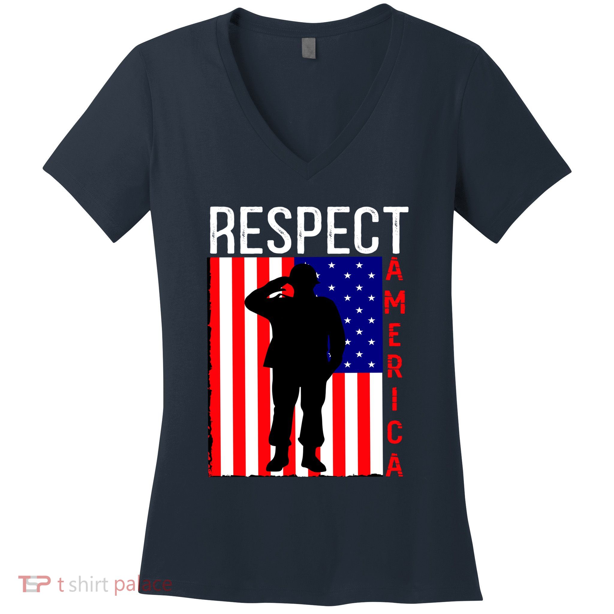 Respect America Women's V-Neck T-Shirt