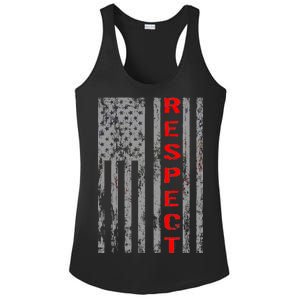 Respect Flag Of America Ladies PosiCharge Competitor Racerback Tank