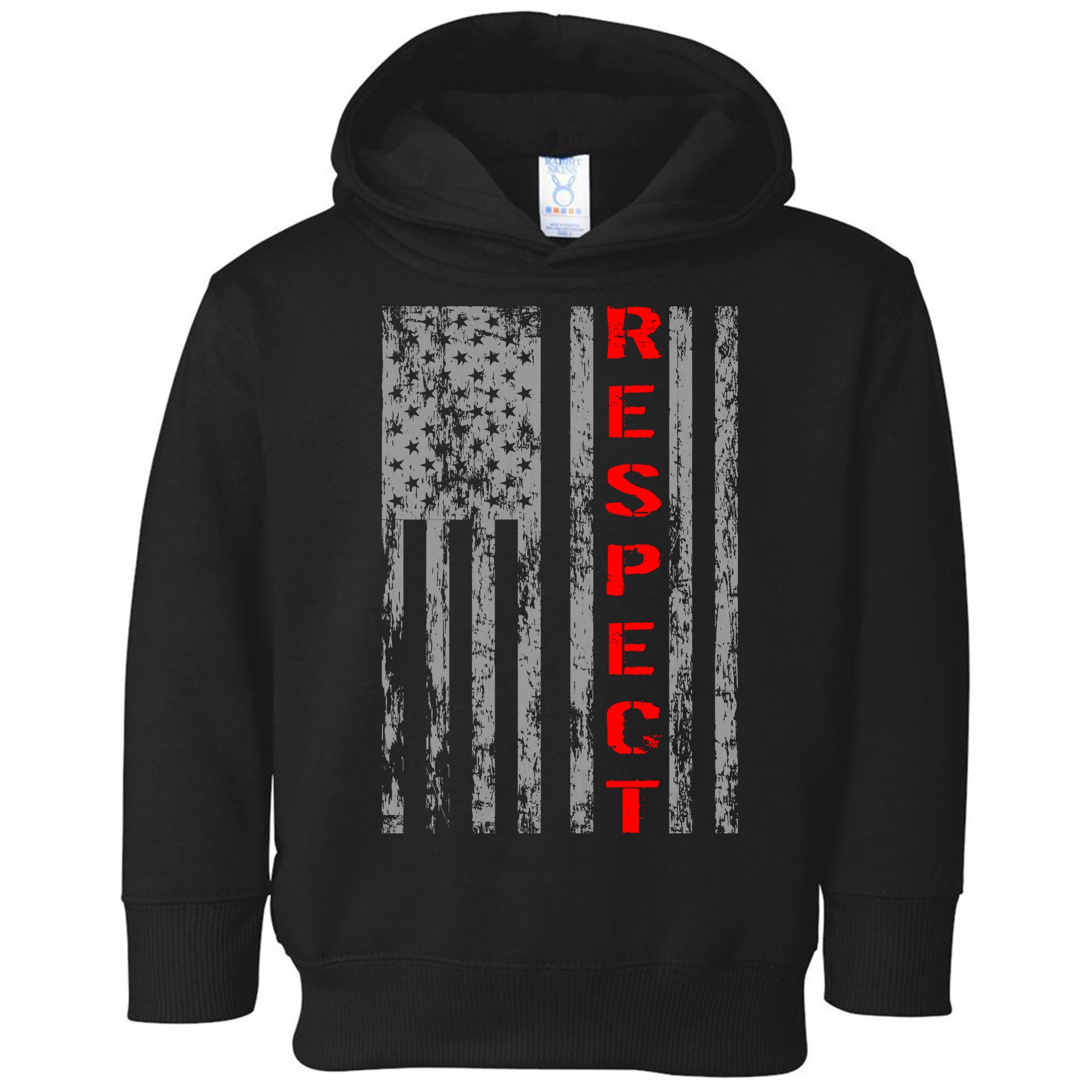 Respect Flag Of America Toddler Hoodie