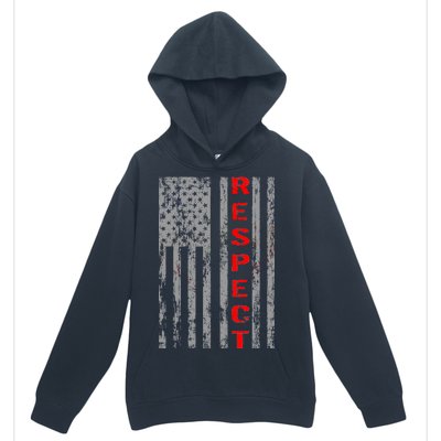 Respect Flag Of America Urban Pullover Hoodie